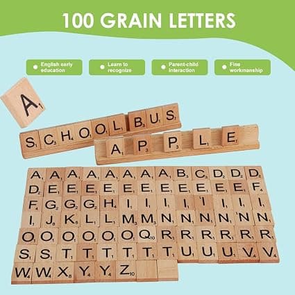 100 bokstaver i tre, bokstavpuslespill, trebokstaver, tre