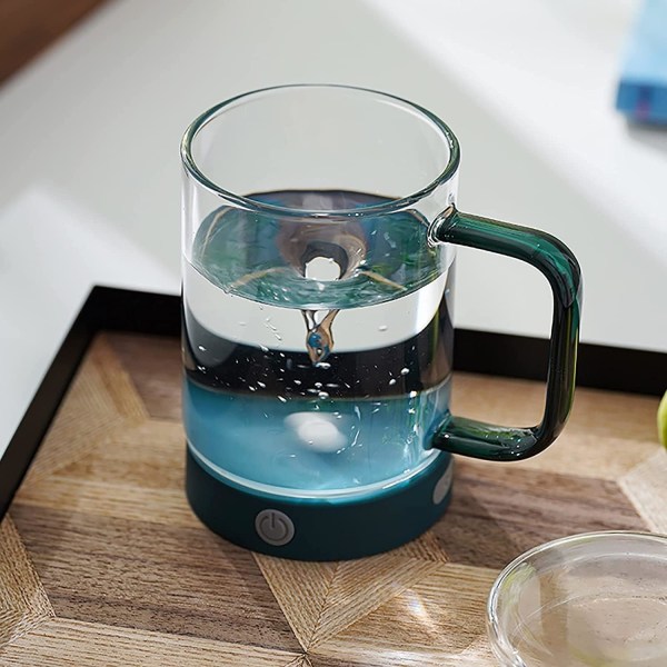 1 stk (blækgrøn) Glas Automatisk Blandingskop Automatisk Blandingskop