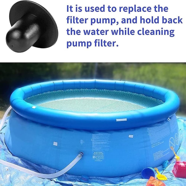 2 stk. vægpropper til Intex & Bestway swimmingpools, kompatibel med Intex Pool