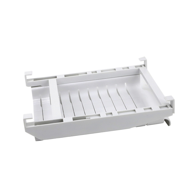 1 Styk Hvid Spor Organizer Selvforseglende Pose Opbevaringsstativ