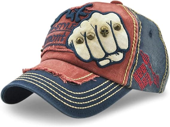 Vintage Solhatt Baseballhatt for Kvinner og Menn - Ferie og Reise