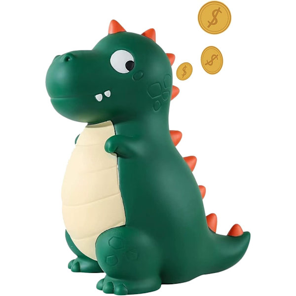 Dinosaurie Spargris, Briuhap Plast Shatterproof Pengar Myntbank