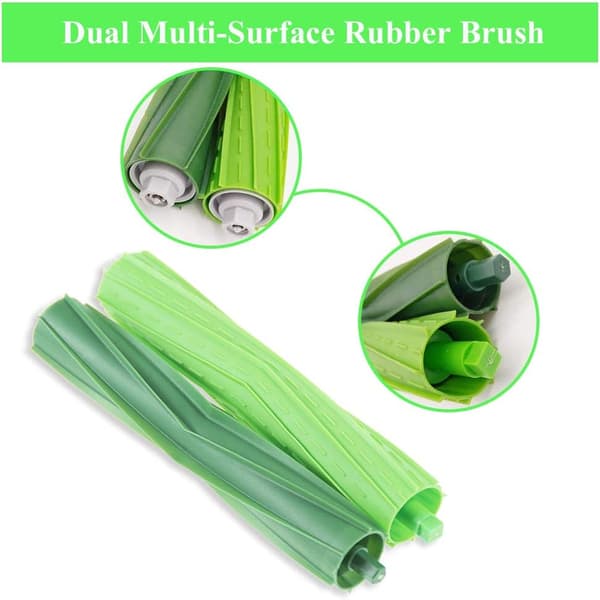Reservedeler for doble multioverflate gummivalses børster