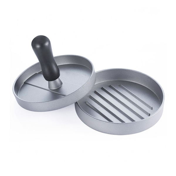 Stark pressad köttfärsform - diameter 11,7 cm, non-stick aluminium