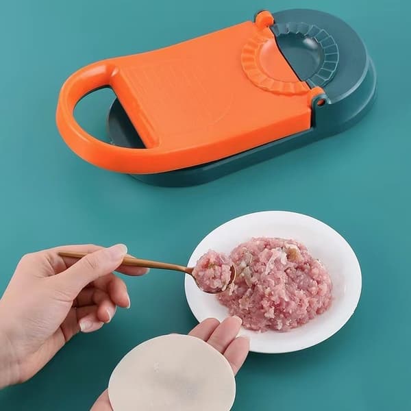 1 stk (orange) 2 i 1 Dumplings, Dumpling Lazy Dumplings Maker,