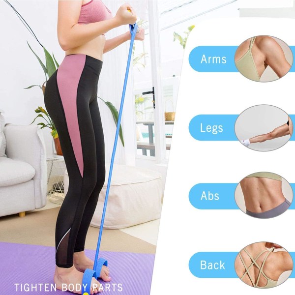 Multifunktionell rally, hemfitnesspedalrally, situps och