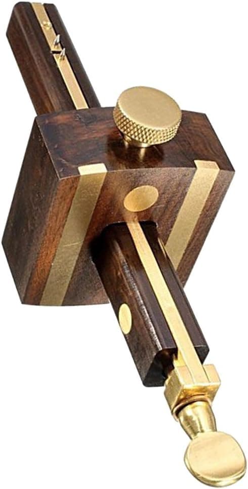Tremerker, Mortise Dybde Tre Scribe med Messing Skrue