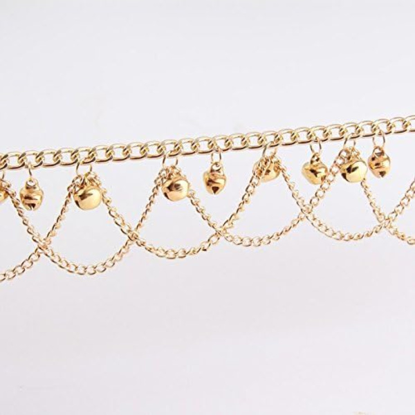 1 kpl (Kulta) Anklet-ketju Anklet-rannekorut Aalto-pinnoitettu riipus