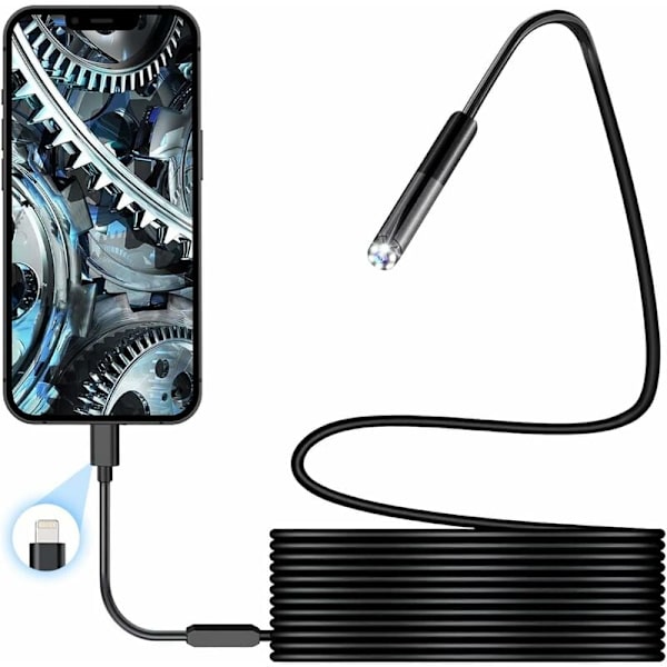 1PC Endoskop 1080P WiFi Endoskop Kamera, IP67 Vanntett 7,9 mm