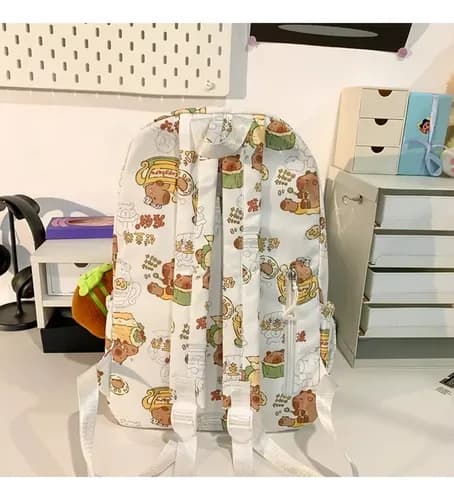 Skolebagg Capybara, Søt Skolebagg
