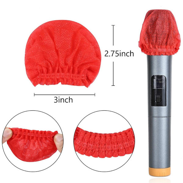 240 stk engangs mikrofonbetræk af non-woven stof