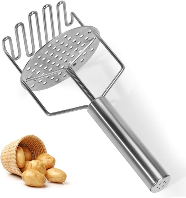 Manuell Potatispress, Potatispress i Rostfritt Stål, Potatis