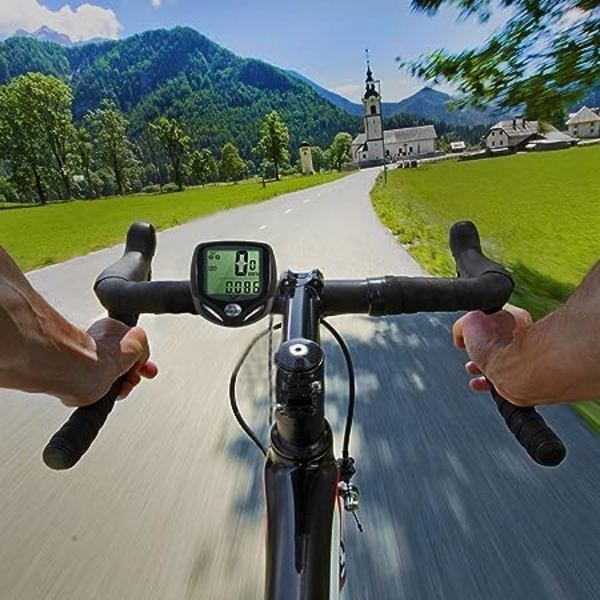 Trådløs Cykelspeedometer, Vandafvisende Cykelcomputer og Odometer