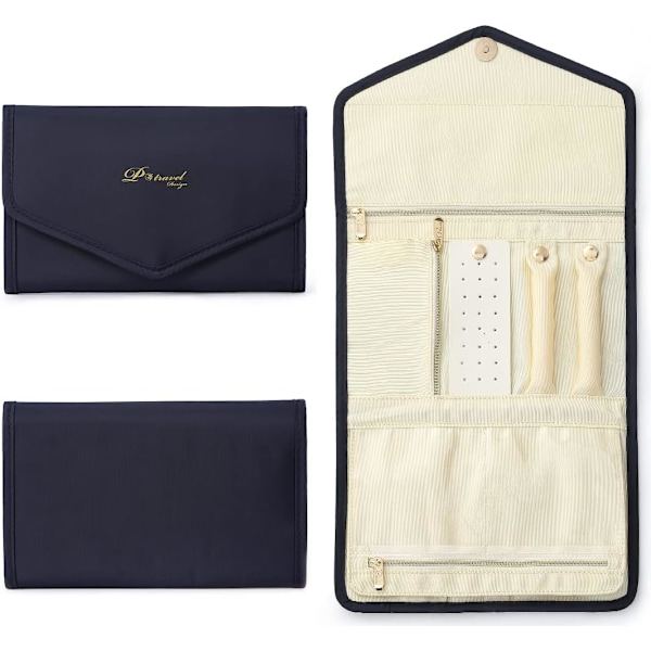Smykkeruller, Reise Smykkeorganisator, Foldbar Oppbevaringspose for