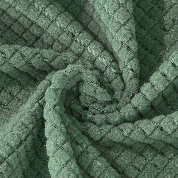 Stretch-stolsöverdrag för kontorsstol, snurrstol, stolsöverdrag (grön 38-48 cm × 38-48 cm)