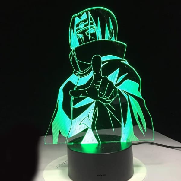1 stycke Naruto 7 färger byter 3D visuell modellering LED Anime