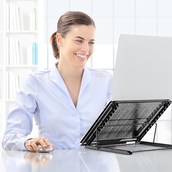 Laptopställ, Vikbart Bärbart Ventilerat Skrivbords Laptopställ