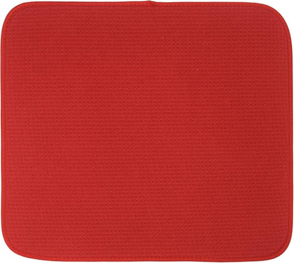 2 stk. (Rød, 41CM×46CM) Mikrofiber Opvaskestativ Super