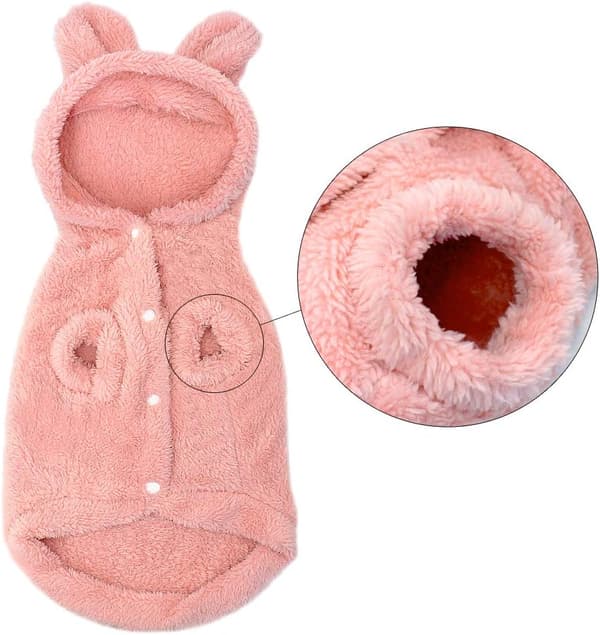 Bløde og varme små hundepyjamasjakker til hvalpe, søde