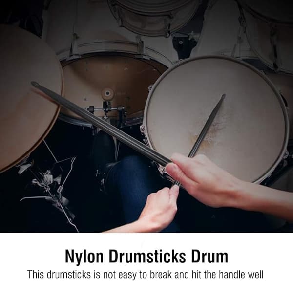 1 Par Holdbare Nylon Tåredråpe Trommestikker Bærbare Musikkpinner