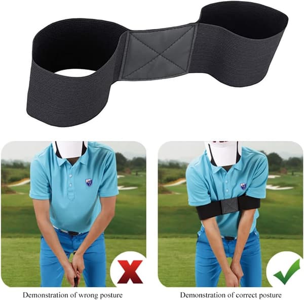 2 stk. Golf Swing Træningsassistent Armrem Coach Golf