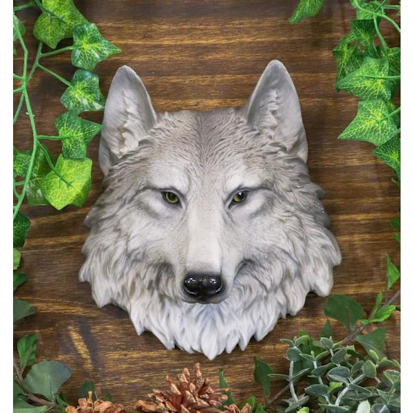 Harmaa Tuuli Direwolf Harmaa Susi Mini Seinäkoriste Timber Wolf Canis Lu