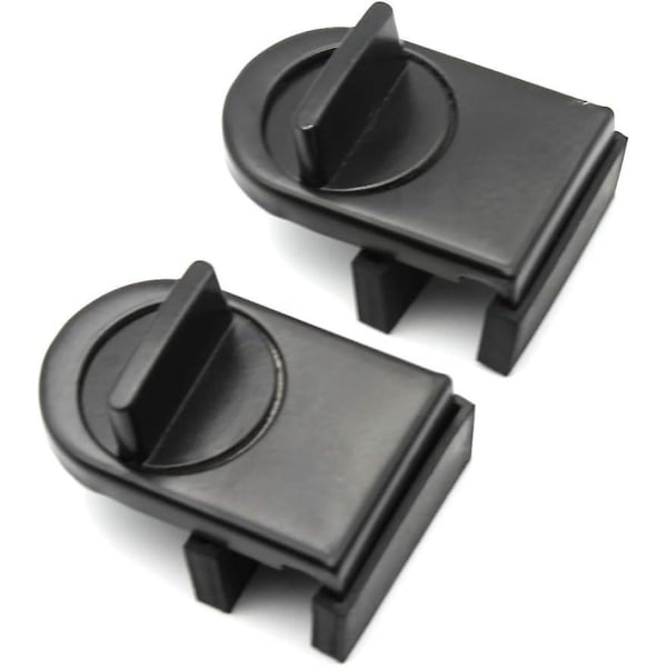 Black blocker for sliding doors and windows for baby safety and anti-theft (2 pcs)