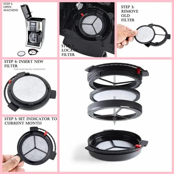 12 poser kaffefilter vandfilter skive udskiftning kaffe