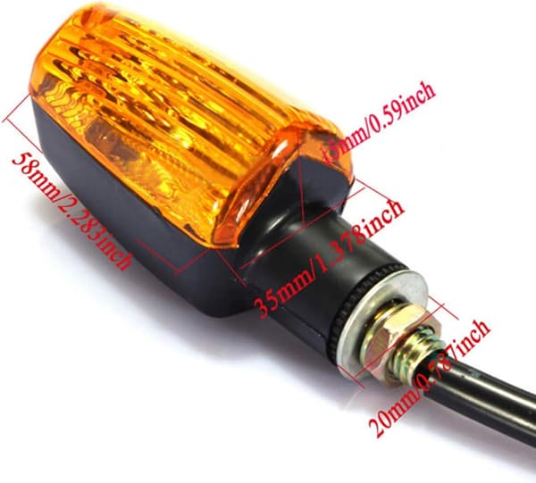 4st Motorcykelblinkers 12V Vattentäta Universal