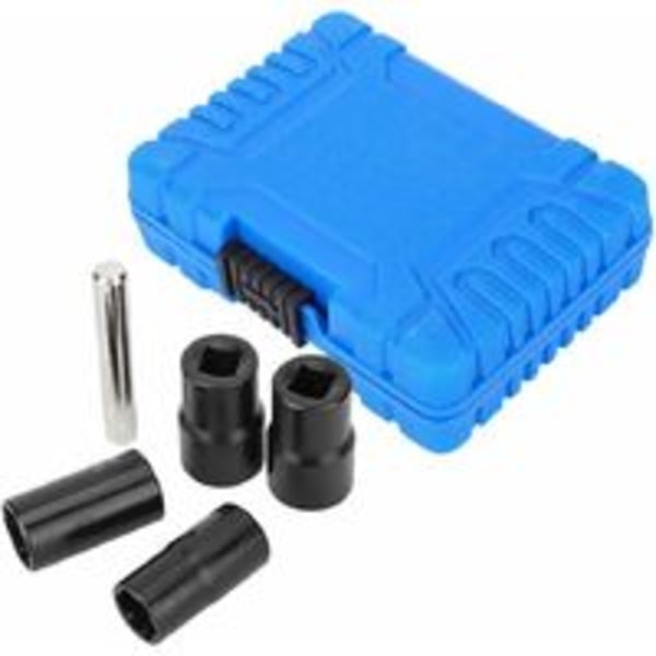5-pack Socket Set Låsningshjulsmutterbult Stud Extractor