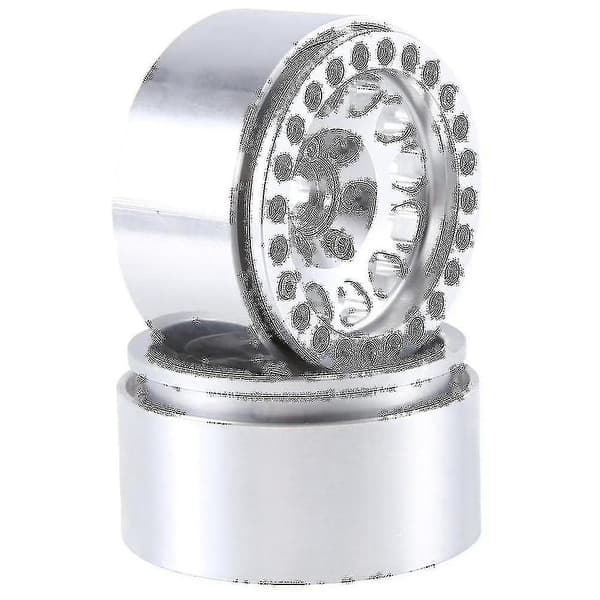 4 kpl 1,9 tuuman metalli Beadlock -pyörännavan vanne 1/10 Rc Crawler Ca