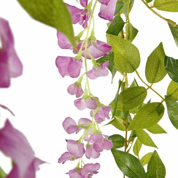 Wisteria Artificis -viiniköynnökset, 2 kappaletta tekosilkistä valmistettuja roikkuvia Irel-viiniköynnöksiä