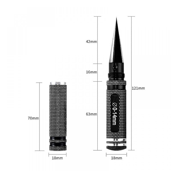 0-14mm Udvidelig Hulåbner til Rc Modelkarosseri