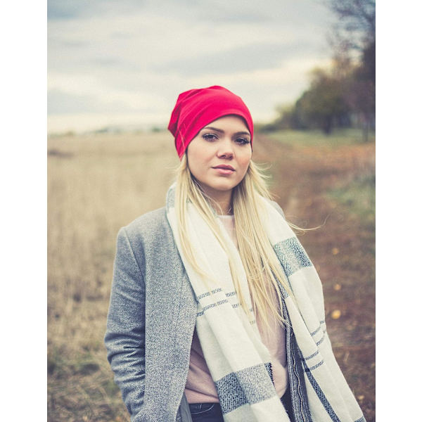 Letvægts Jersey Beanie, til Mænd og Kvinder, Blød Bomulds Beanie