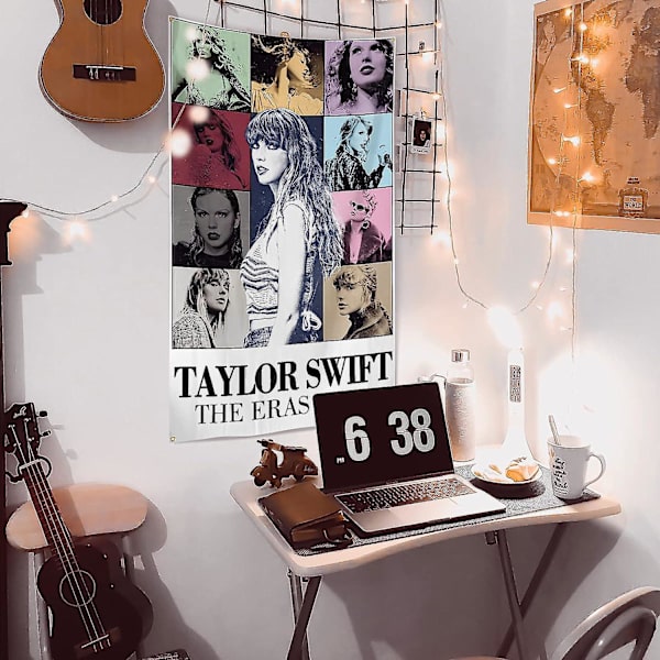 Känd Musiker Taylor Väggbonad Flagga 7x9 Ft För Rum College Sovsal Sovrum Swift Dekoration Inomhus Och Utomhus Dekoration