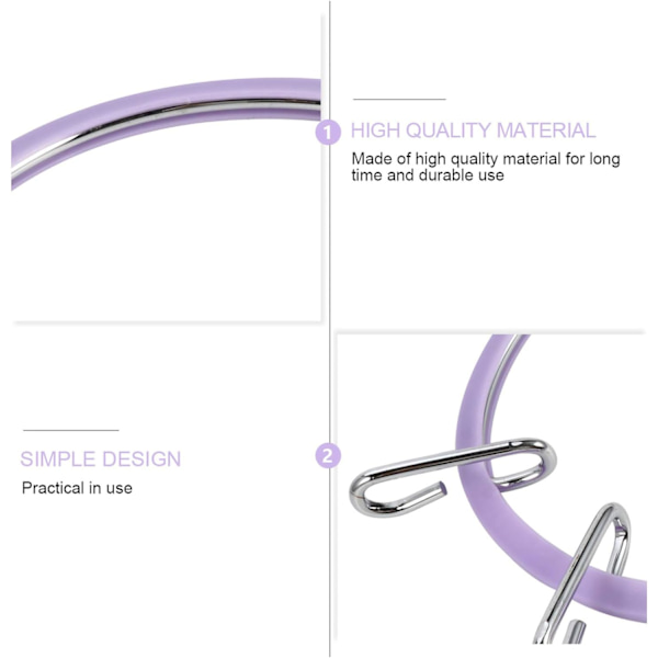 1 stycke Broderi DIY med metallhuvud Broderiram