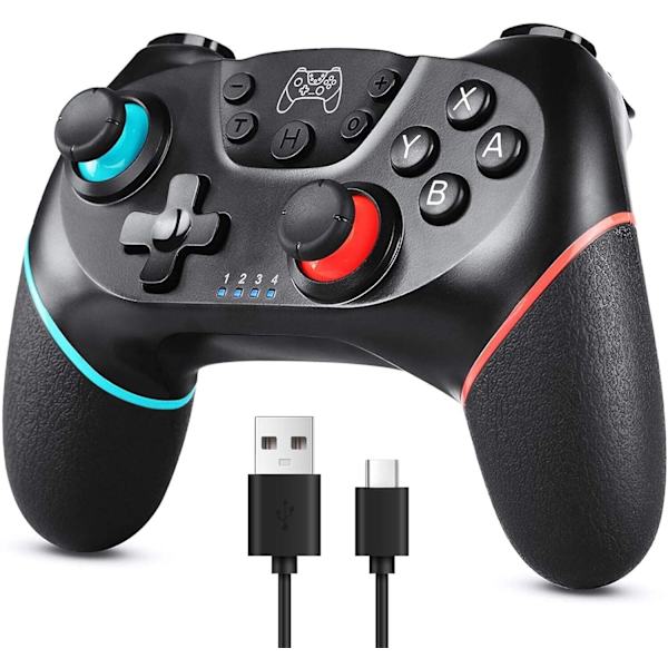 Trådløs Controller, Trådløse Bluetooth-controllere til Nintendo Switch/Nintendo Switch Lite, Gamepad Joy