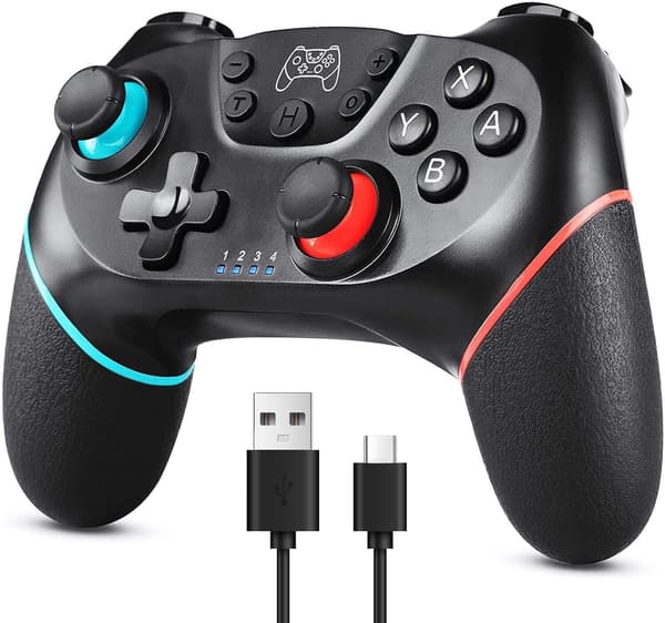 Trådlös Kontroller, Trådlösa Bluetooth-kontroller för Nintendo Switch/Nintendo Switch Lite, Gamepad Joy