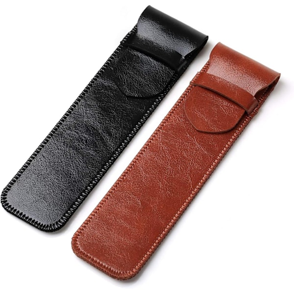 Leather Pen Case Holder Handmade Fountain Pen Protective Sleeve C