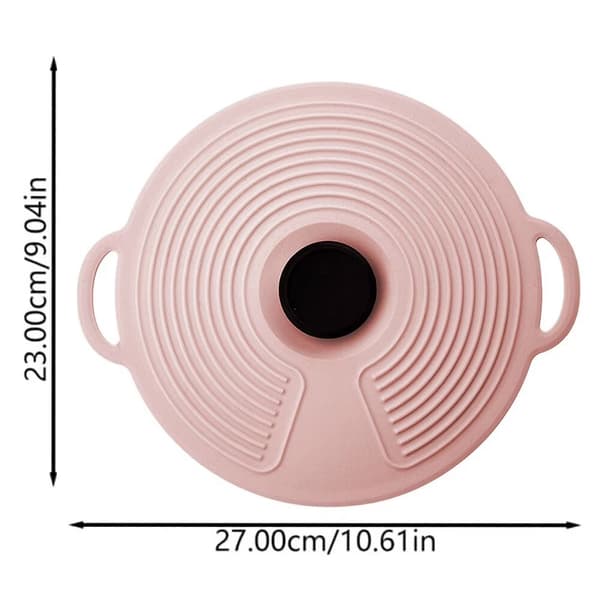1 stycke (rosa) Silikonkastrulllock Universal Lock Silikonkastrulllock