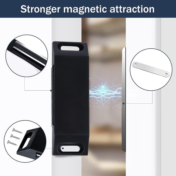 Magnetisk Dørgreb, Magnetisk Skabsdørgreb Magnetisk Lås,