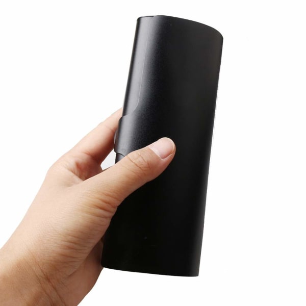 1 svart ultratunt aluminiumglasögonfodral