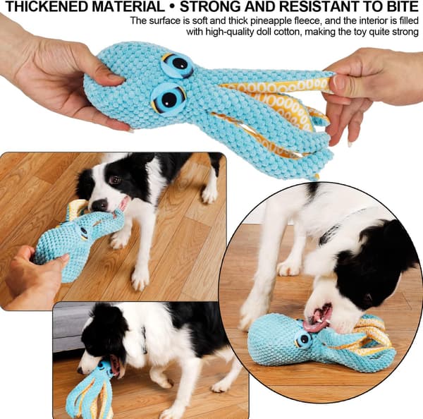 Plushleker til hunder, interaktive tyggeleker for hunder, plussleker for