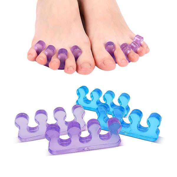 4-piece Toe Separator For Separating Toenails Or Fingernails, As