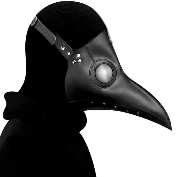 Gotisk Pestdoktor Mask, Retro Steampunk Cosplay Mask