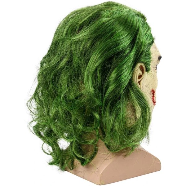 Joker Latex Maske Hodeplagg Joker COS Halloween, Joker Arthur Fleck