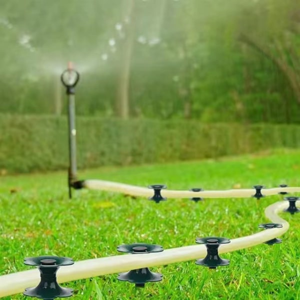 Have Plæne Blomster Sprinkler Slange Rør Guide Hjul Haveslange