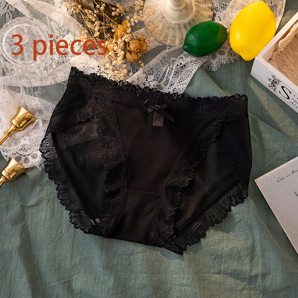 Kvinners Blonderi Undertøy Sexy Pustende Stramme Truser Multi-Pack