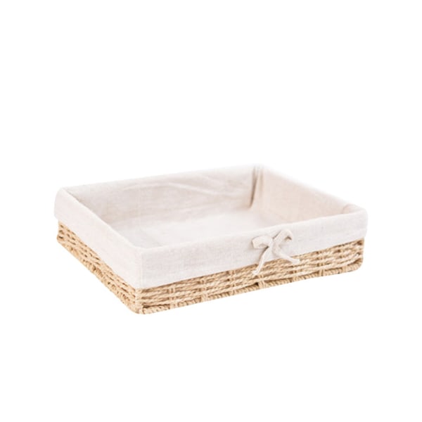 Desktop snacks reception rattan knit basket various snacks