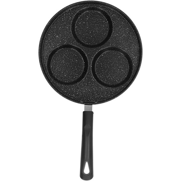 1 st ägg stekpanna 3 koppar pannkakspanna Non-stick metall järn